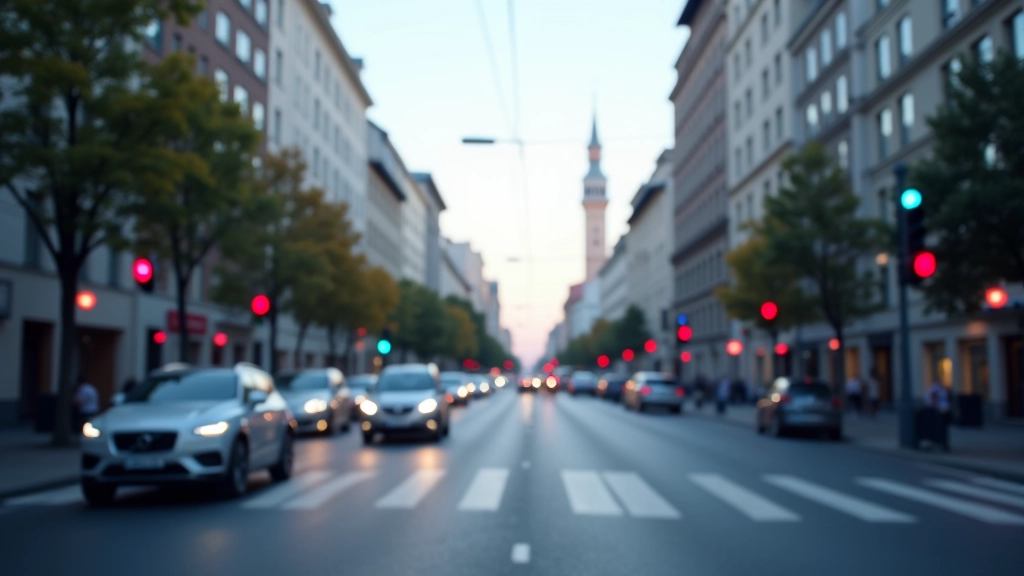 Pilsēta ar autonomiem transportlīdzekļiem un viedajiem semaforiem