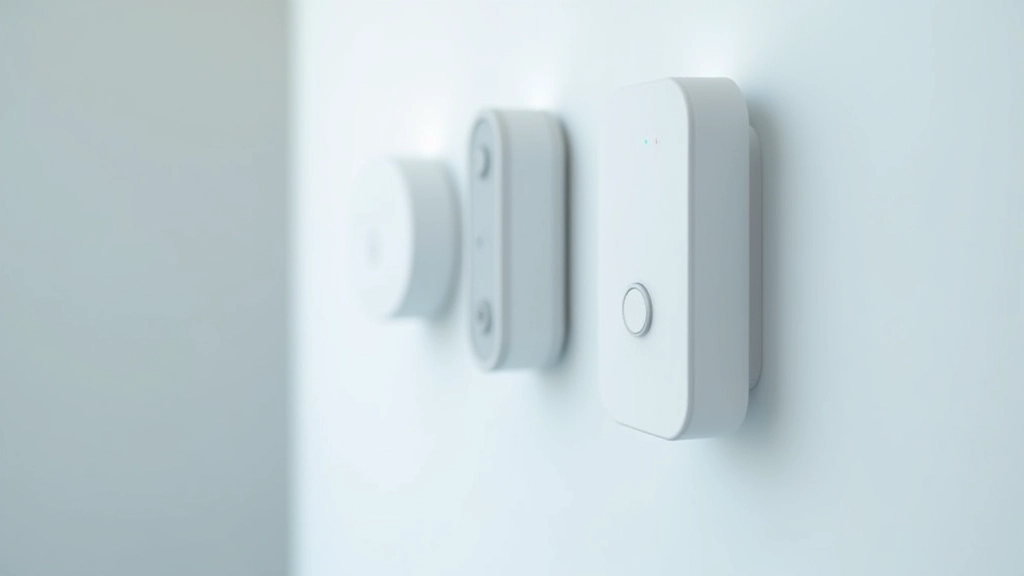 Dažādi sensoru tipi, kas tiek uzstādīti ēkās - temperatūras, mitruma un CO2 sensori